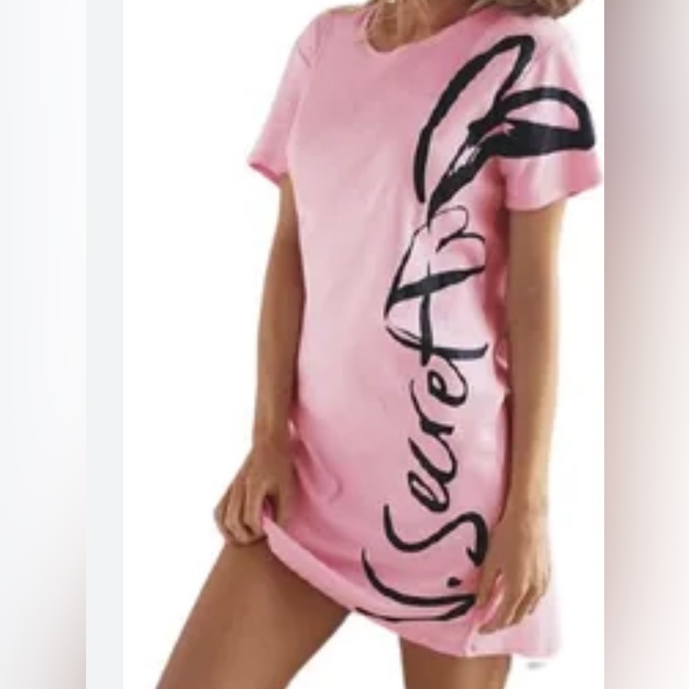 Victoria’s Secret Pink Graphic T-Shirt Sleep Shirt